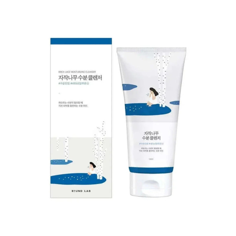 Hydrating Cleansing Gel with Birch Juice – Round Lab Birch Juice Moisturizing Cleanser (150 ml)