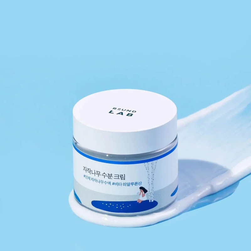 Mitrinošs krēms ar bērzu sulu Round Lab Birch Juice Moisturizing Cream (80 мл)