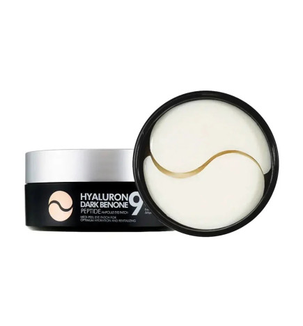 Hidrogēla acu plāksnītes ar peptīdiem Medi-Peel Hyaluron Dark Benone Peptide 9 Ampoule Eye Patch (60 gab.)