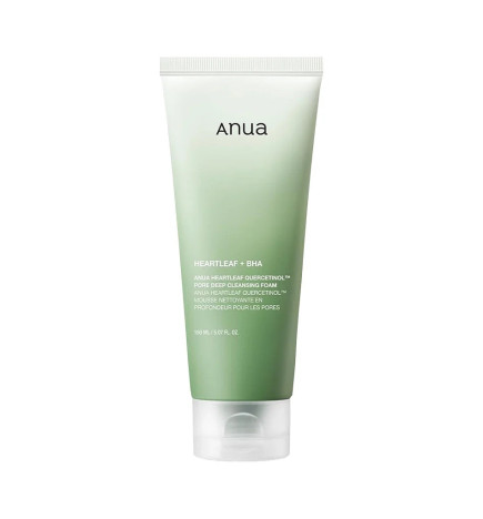 Sejas attīrošās putas ANUA Heartleaf Quercetinol Pore Deep Cleansing Foam