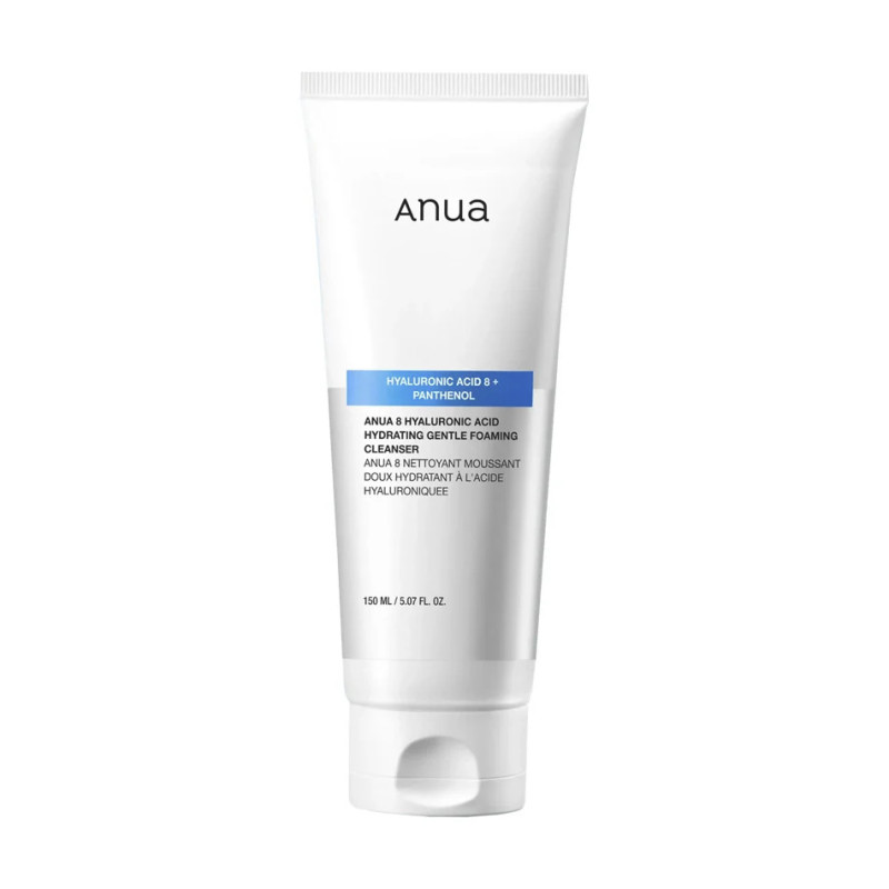 Mitrinošs sejas mazgāšanas gēls ANUA 8 Hyaluronic Acid Moisturizing Gentle Gel Cleanser