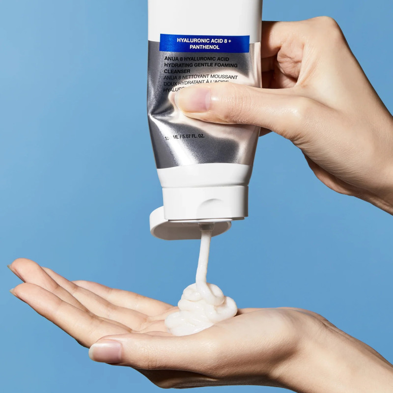 Увлажняющий гель для умывания ANUA 8 Hyaluronic Acid Moisturizing Gentle Gel Cleanser