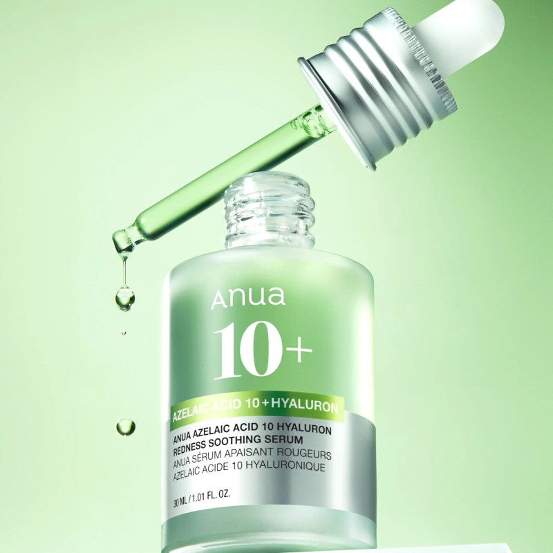 Nomierinošs serums ANUA Azelaic Acid 10 Hyaluron Redness Soothing Serum