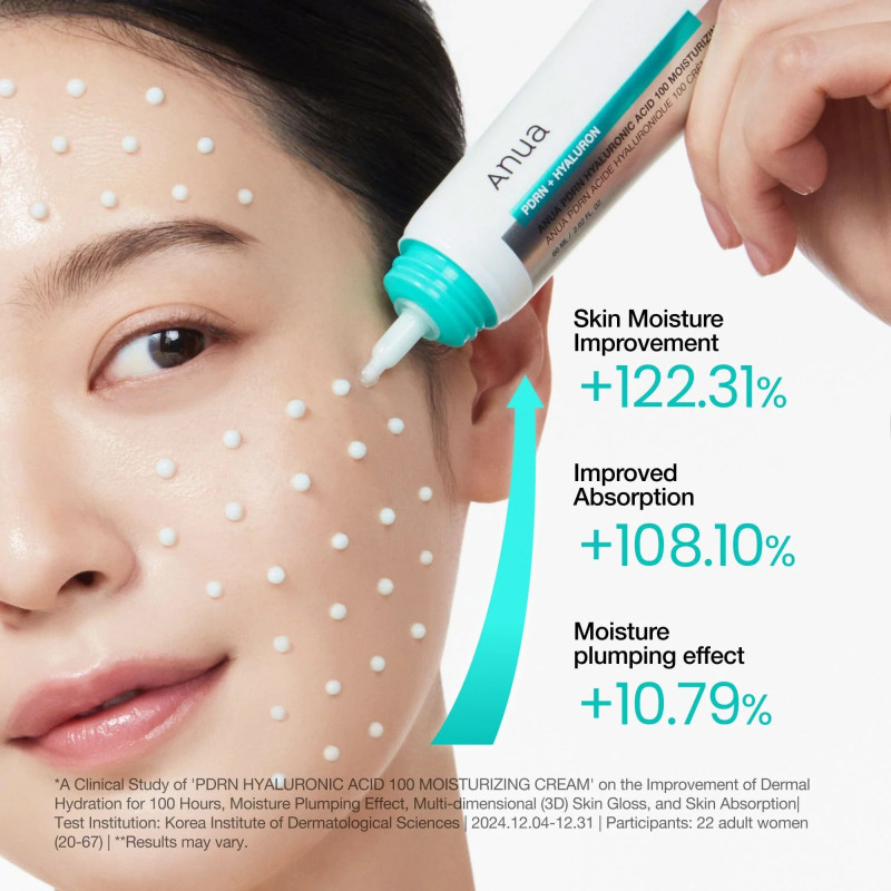 Moisturizing Cream with PDRN and Hyaluronic Acid ANUA PDRN Hyaluronic Acid 100 Moisturizing Cream