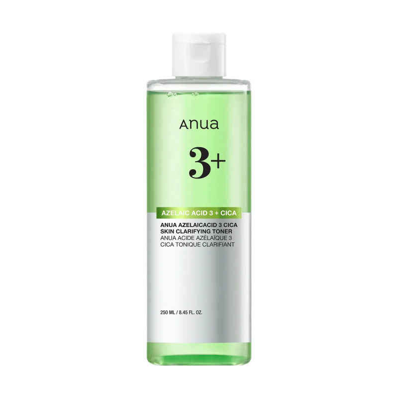 Gaišinošs un nomierinošs toniks ANUA Azelaic Acid 3 Cica Skin Clarifying Toner