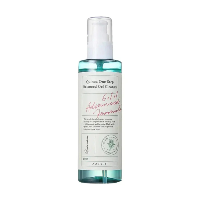 Sabalansēts sejas attīrošs gēls ar kvinoju AXIS-Y Quinoa One-Step Balanced Gel Cleanser