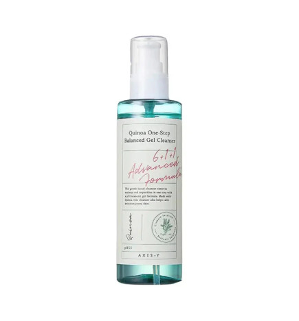 Sabalansēts sejas attīrošs gēls ar kvinoju AXIS-Y Quinoa One-Step Balanced Gel Cleanser