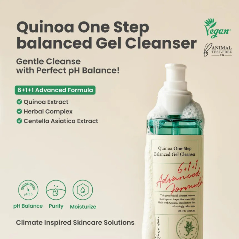 Balanced Gel Cleanser with Quinoa AXIS-Y Quinoa One-Step Balanced Gel Cleanser