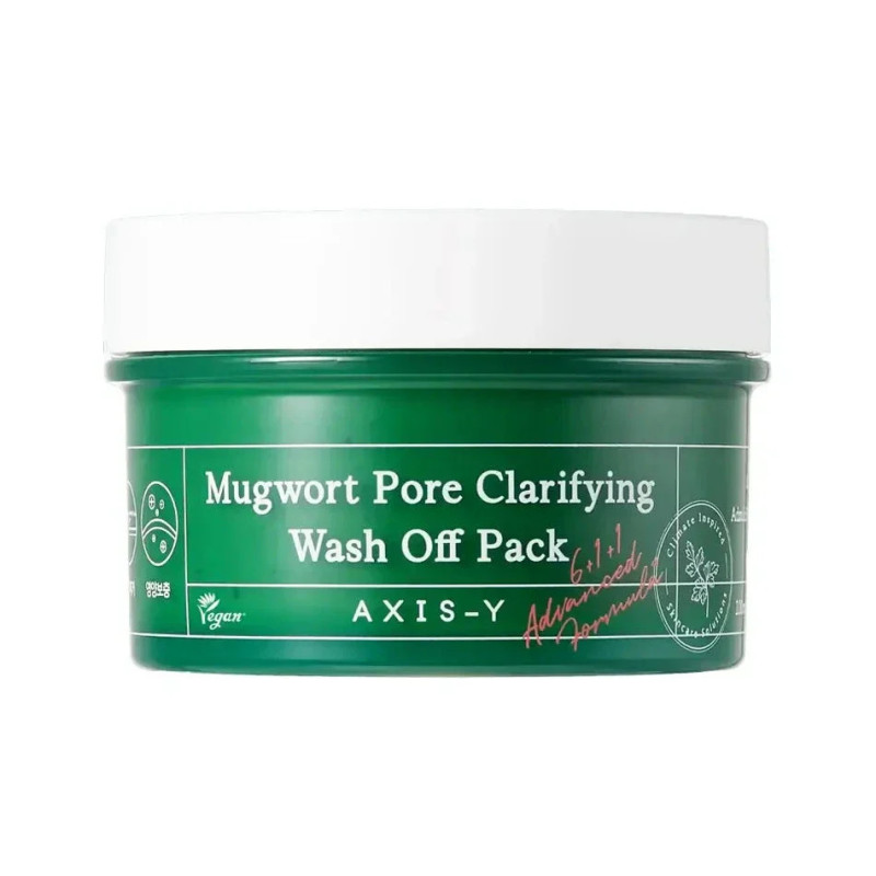 Очищающая маска с полынью AXIS-Y Mugwort Pore Clarifying Wash Off Pack