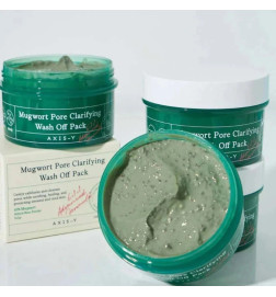 Attīroša maska ar vērmelēm AXIS-Y Mugwort Pore Clarifying Wash Off Pack