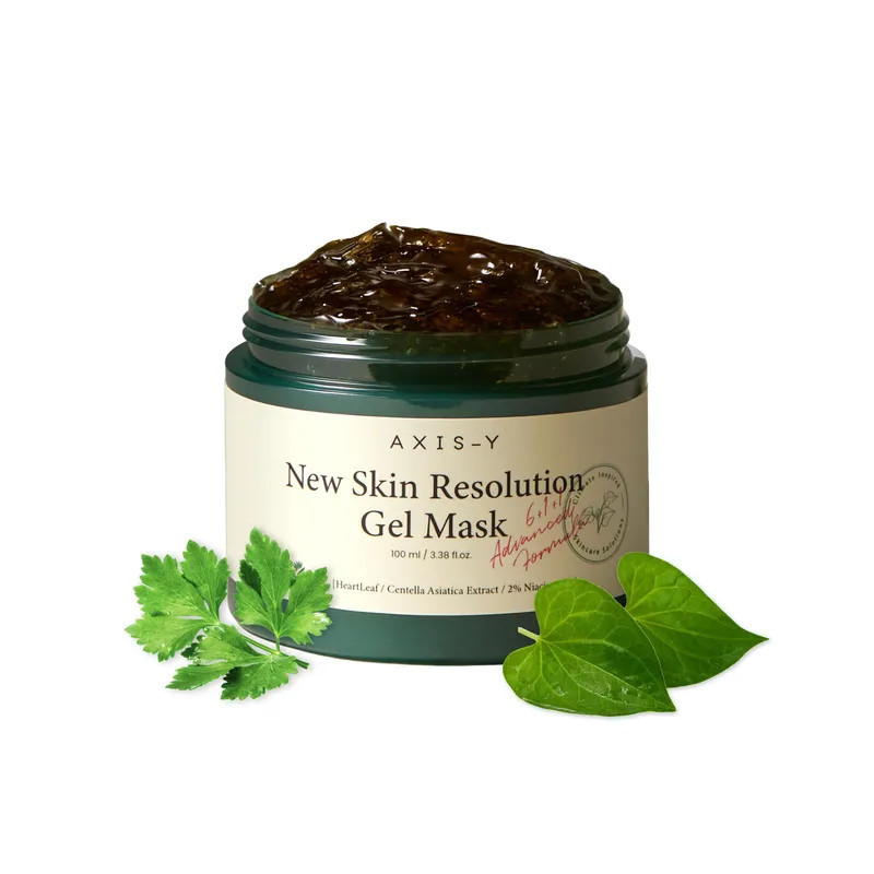 Nomierinoša un atjaunojoša želejas sejas maska AXIS-Y New Skin Resolution Gel Mask