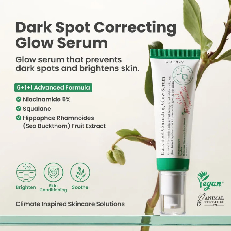 Serums pigmentācijas korekcijai un ādas mirdzumam AXIS-Y Dark Spot Correcting Glow Serum