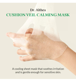 Calming sheet mask for sensitive skin Dr. Althea Cushion Veil Calming Mask