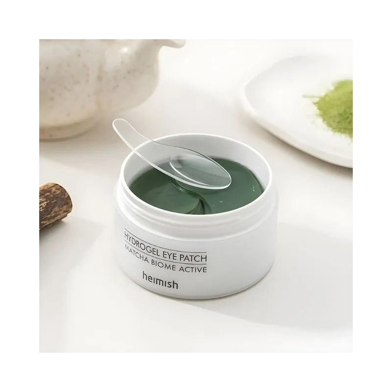 Hidrogēla acu plāksteri ar matcha un probiotikām – Heimish Matcha Biome (60 gab.)