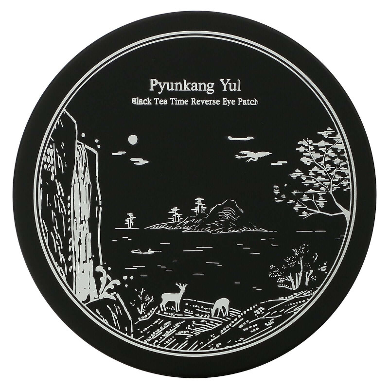 Гидрогелевые патчи для зоны вокруг глаз Pyunkang Yul Black Tea Time Reverse Eye Patch (60 шт.)