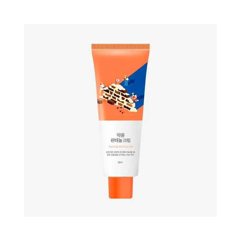 Mitrinošs krēms ar soju un pantenolu Round Lab Soybean Panthenol Cream (80 ml)