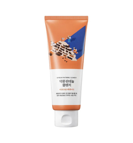 Очищающая пенка с соей и пантенолом Round Lab Soybean Panthenol Cleanser (150 мл)