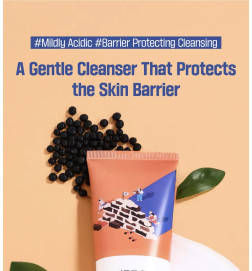 Gentle Cleansing Foam with Soybean & Panthenol Round Lab Soybean Panthenol Cleanser (150 ml)