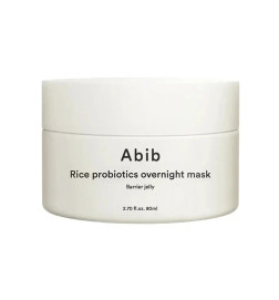 Nakts maska ar rīsu probiotikām Abib Rice Probiotics Overnight Mask Barrier Jelly (80 ml)