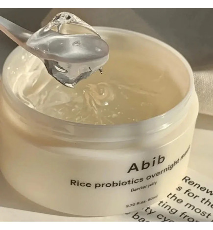 Abib Rice Probiotics Overnight Mask Barrier Jelly (80 ml)