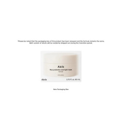 Nakts maska ar rīsu probiotikām Abib Rice Probiotics Overnight Mask Barrier Jelly (80 ml)