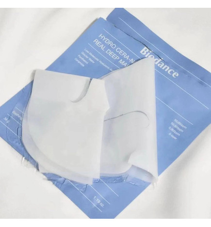 Nakts hidrogēla maska jutīgai un kairinātai ādai Biodance Hydro Cera-Nol Real Deep Mask