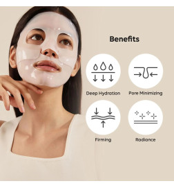 Nakts hidrogēla maska jutīgai un kairinātai ādai Biodance Hydro Cera-Nol Real Deep Mask