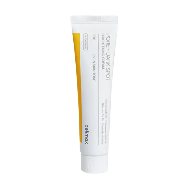Осветляющий крем для лица против пигментации и неровного тона кожи Celimax Pore + Dark Spot Brightening Cream