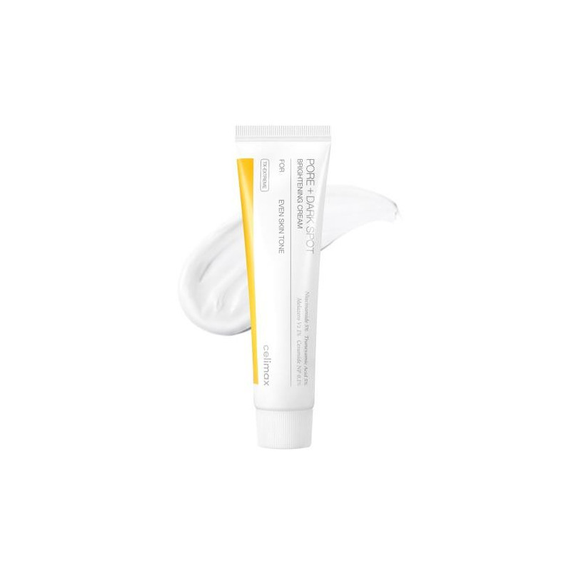 Осветляющий крем для лица против пигментации и неровного тона кожи Celimax Pore + Dark Spot Brightening Cream
