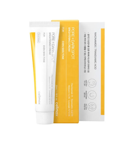 Brightening face cream for dark spots and uneven skin tone Celimax Pore + Dark Spot Brightening Cream