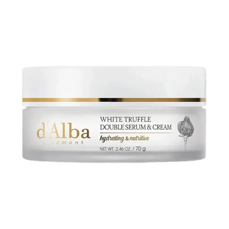 Сыворотка и крем с белым трюфелем для увлажнения и упругости кожи d’Alba White Truffle Double Serum & Cream