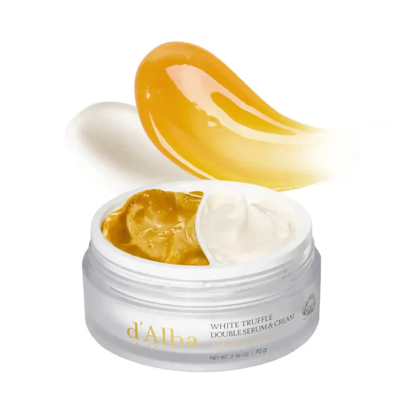 Сыворотка и крем с белым трюфелем для увлажнения и упругости кожи d’Alba White Truffle Double Serum & Cream