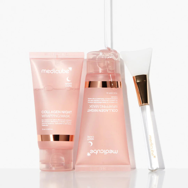 Nakts kolagēna sejas maska medicube Collagen Night Wrapping Mask