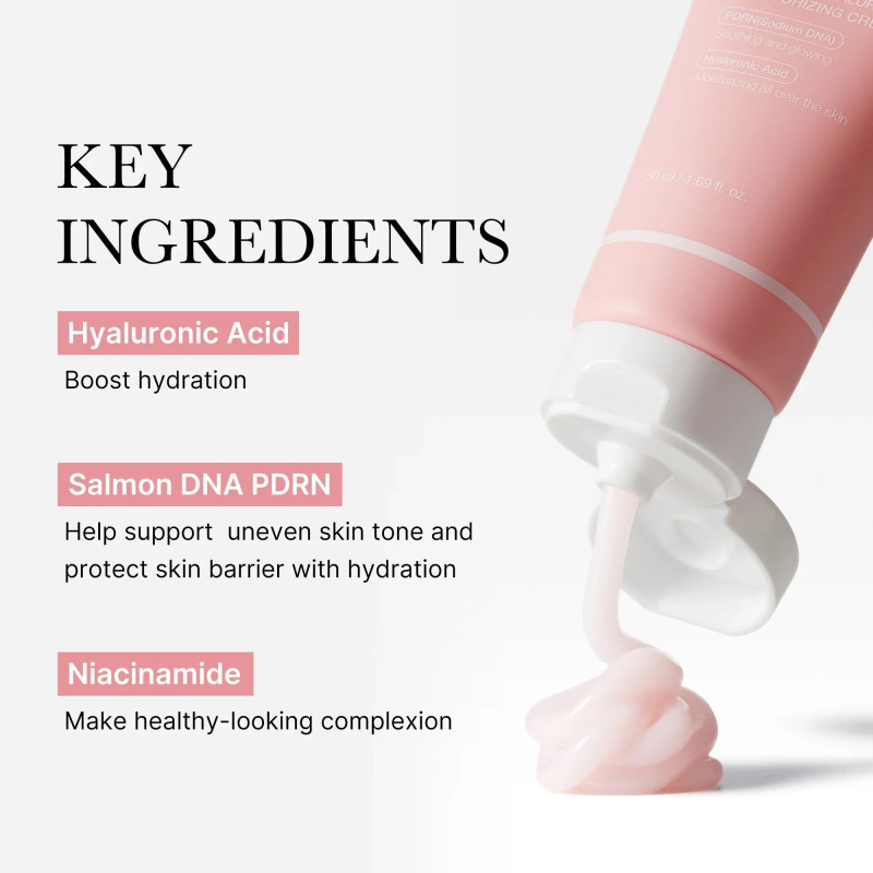 Крем с PDRN и гиалуроновой кислотой Medicube PDRN Pink Hyaluronic Moisturizing Cream