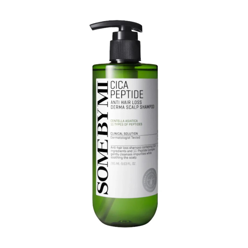 Шампунь против выпадения волос с центеллой и пептидами SOME BY MI Cica Peptide Anti Hair Loss Derma Scalp Shampoo (285 мл)