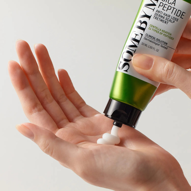 Укрепляющая маска против выпадения волос  SOME BY MI Cica Peptide Anti Hair Loss Derma Scalp Treatment (50 мл)