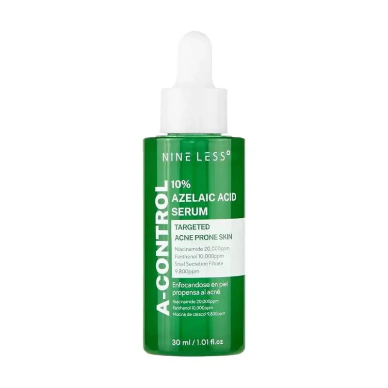 Сыворотка с 10% азелаиновой кислотой для проблемной кожи NINE LESS A-Control 10% Azelaic Acid Serum (30 мл)