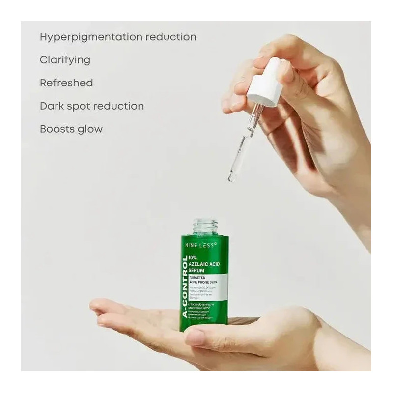 Сыворотка с 10% азелаиновой кислотой для проблемной кожи NINE LESS A-Control 10% Azelaic Acid Serum (30 мл)