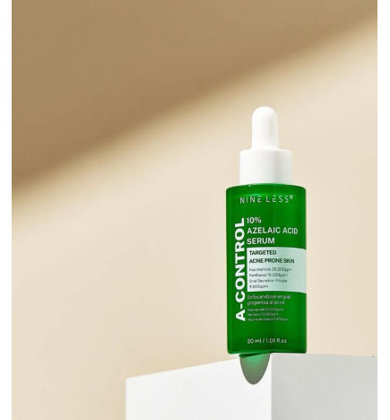 NINE LESS A-Control 10% Azelaic Acid Serum for Acne-Prone Skin (30 ml)