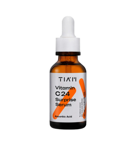 Serums ar 24% C vitamīna ādas mirdzumam TIAM Vitamin C24 Surprise Serum (30 ml)
