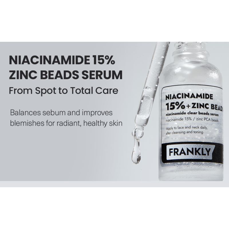 Сыворотка с ниацинамидом 15% и цинком FRANKY Niacinamide 15% + Zinc PCA Beads Serum (30 мл)