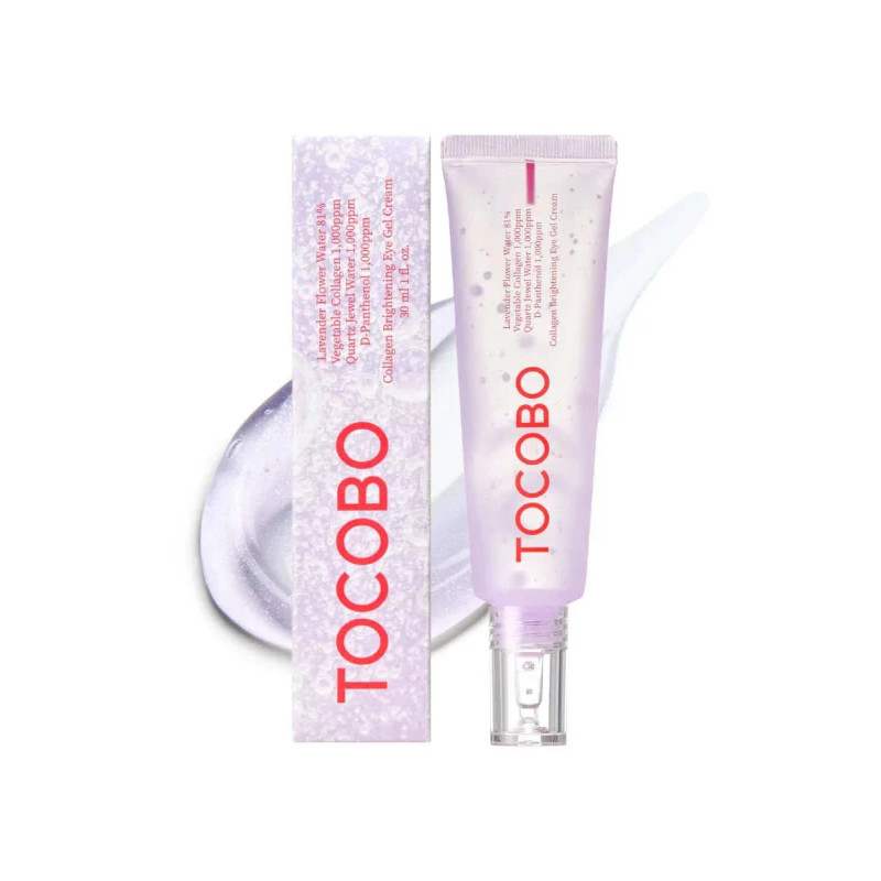 Осветляющий крем-гель для кожи вокруг глаз с коллагеном TOCOBO Collagen Brightening Eye Gel Cream, 30 мл