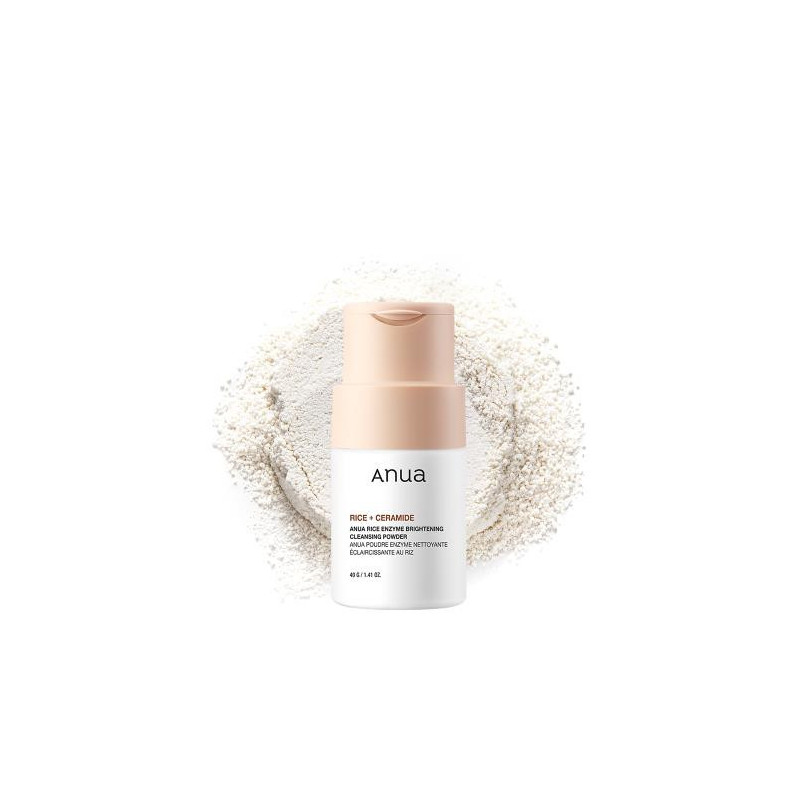 Enzīmu pūderis sejas attīrīšanai ādas mirdzumam Anua Rice Enzyme Brightening Cleansing Powder (40 g)