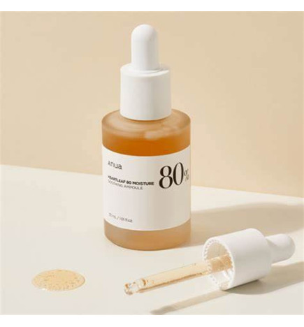 Nomierinošā ampula ar hjortlapiņu Anua Heartleaf 80 Ampoule (30 ml)