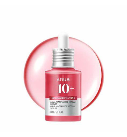 Atjaunojošs serums ar izgaismojošu efektu Anua Niacinamide 10% + TXA 4% Serum (30 ml)