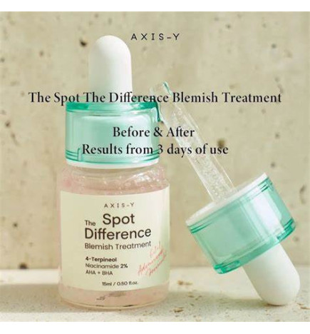 Lokālais serums problemātiskai ādai AXIS-Y Spot The Difference Blemish Treatment (15 ml)