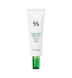 Saules aizsargkrēms problemātiskai ādai Dr.Ceuracle Tea Tree Purifine Green Up Sun SPF 50+ PA++++ (50 ml)