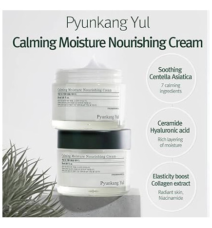Nomierinošs un barojošs krēms Pyunkang Yul Calming Moisture Nourishing Cream (50 ml)